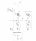 Carburetor Carburetor Overhaul Kit Diagram and Parts List for 124Q02-0119-F1  Briggs and Stratton Engine